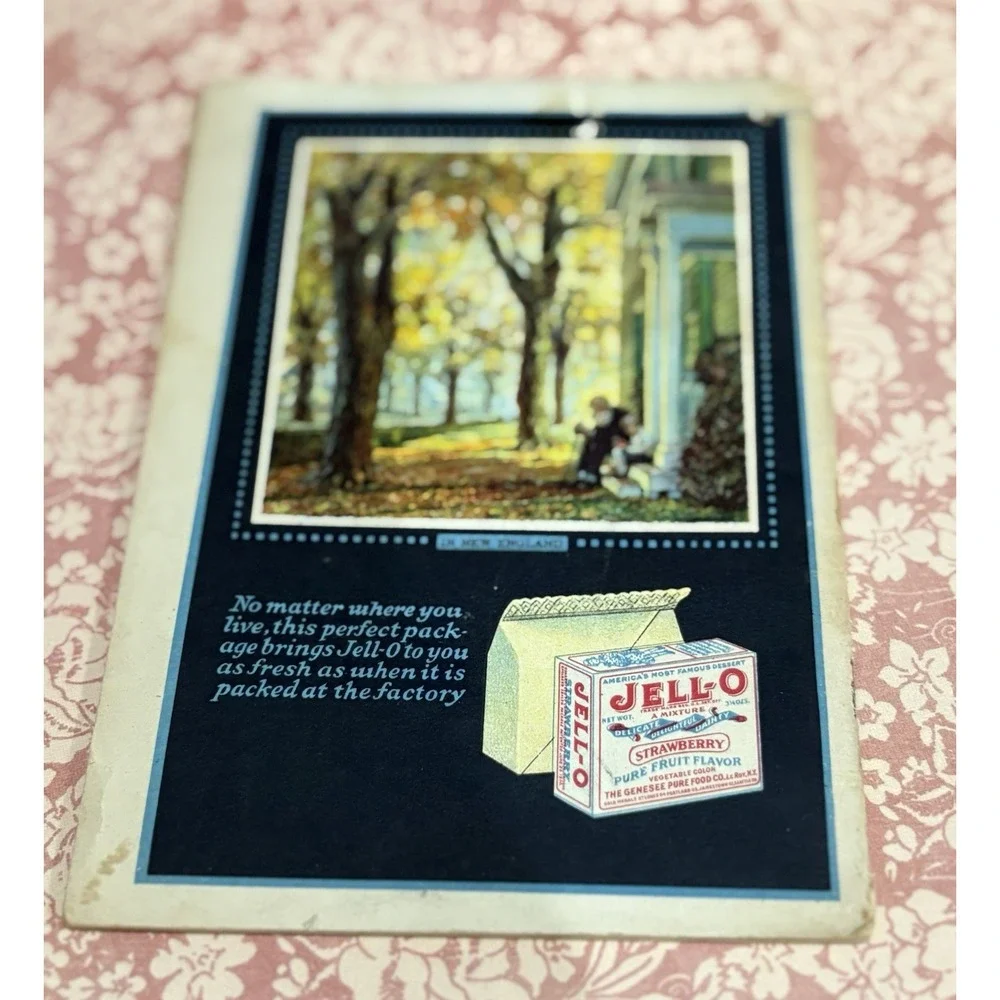 Vintage Jell-O & Knox Gelatine Recipe Booklet Lot Advertising Ephemera Retro